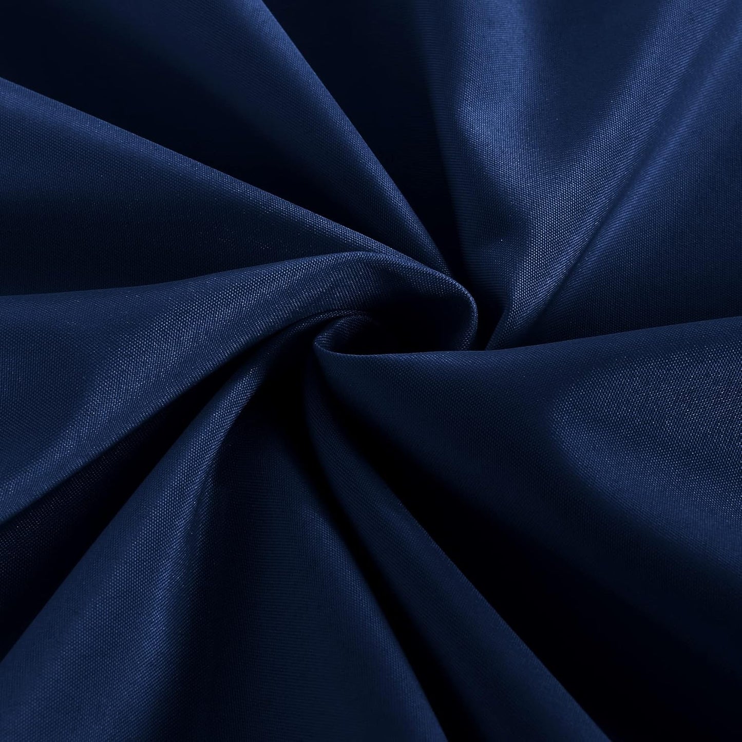 Obstal 2 Pack Table Clothes for 8 Foot Rectangle Tables - Water Resistant Washable Fabric Polyester Rectangle Table Cover Protector for Wedding, Banquet and Trade Shows, 96L x 30W Inches, Navy
