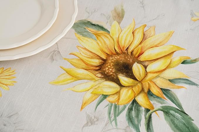 Maison d' Hermine Table Cloth Rectangle Table 100% Cotton 70 x 108 Inches Tablecloth Reusable Decorative for Dining Room Farmhouse Home Valentines Day Decorations Spring Summer - Candice