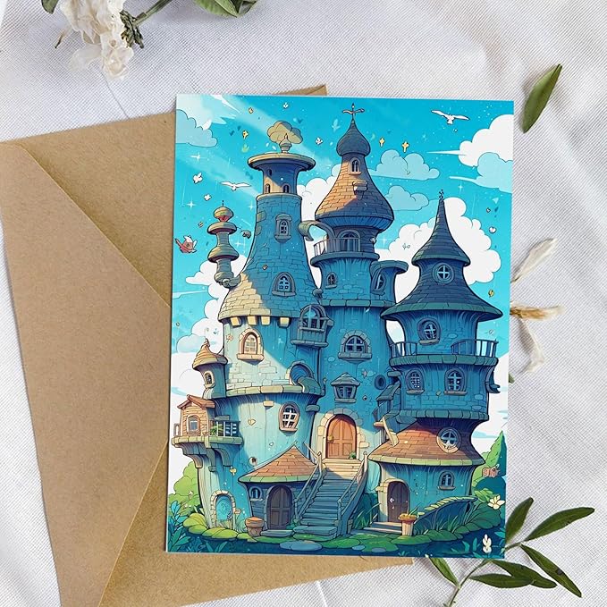 Coloring Book for Women Spiral Bound, Lay Flat While Coloring Adult Coloring Book One Sided Design Gift for Adult to Relax and Relieve Anxiety The Enchanted Cottage