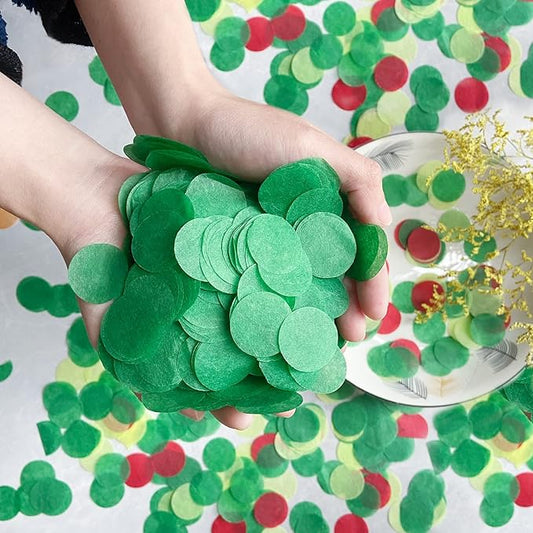 Tissue Paper Confetti 5000 Pieces Mint Round Confetti 1 inch Paper Circle Confetti Dots for Table Wedding Birthday Party Decoration