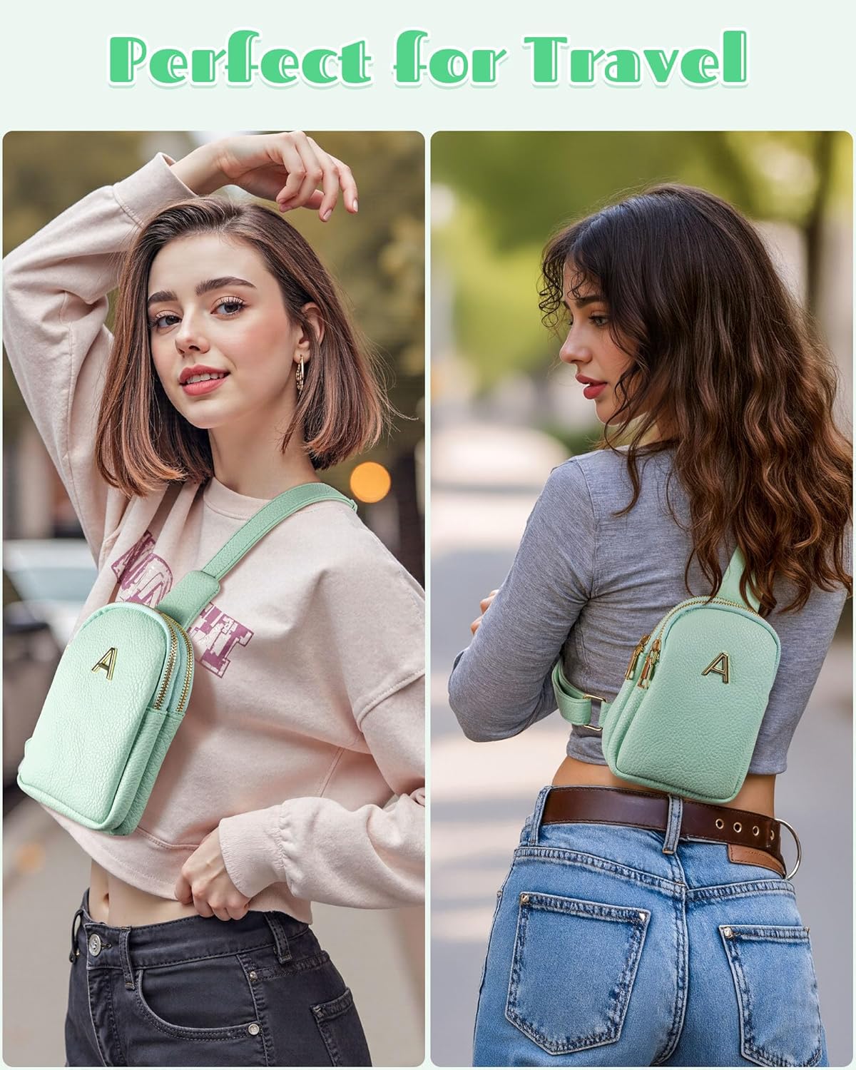 Gifts for 6 7 8 9 10 11 12 13 14 15 16 Years Old Girls, Initial Cell Phone Purse, Birthday Gifts, Small Cross Body Bag for Woman Teen Girls, Travel Crossbody Bags, Lightweight Daily Essentials