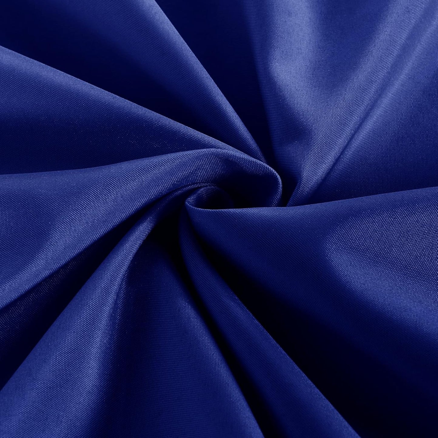 Obstal 2 Pack Table Clothes for 6 Foot Rectangle Tables - Water Resistant Washable Fabric Polyester Rectangle Table Cover Protector for Wedding, Banquet and Trade Shows, 72L x 30W Inches, Royal Blue