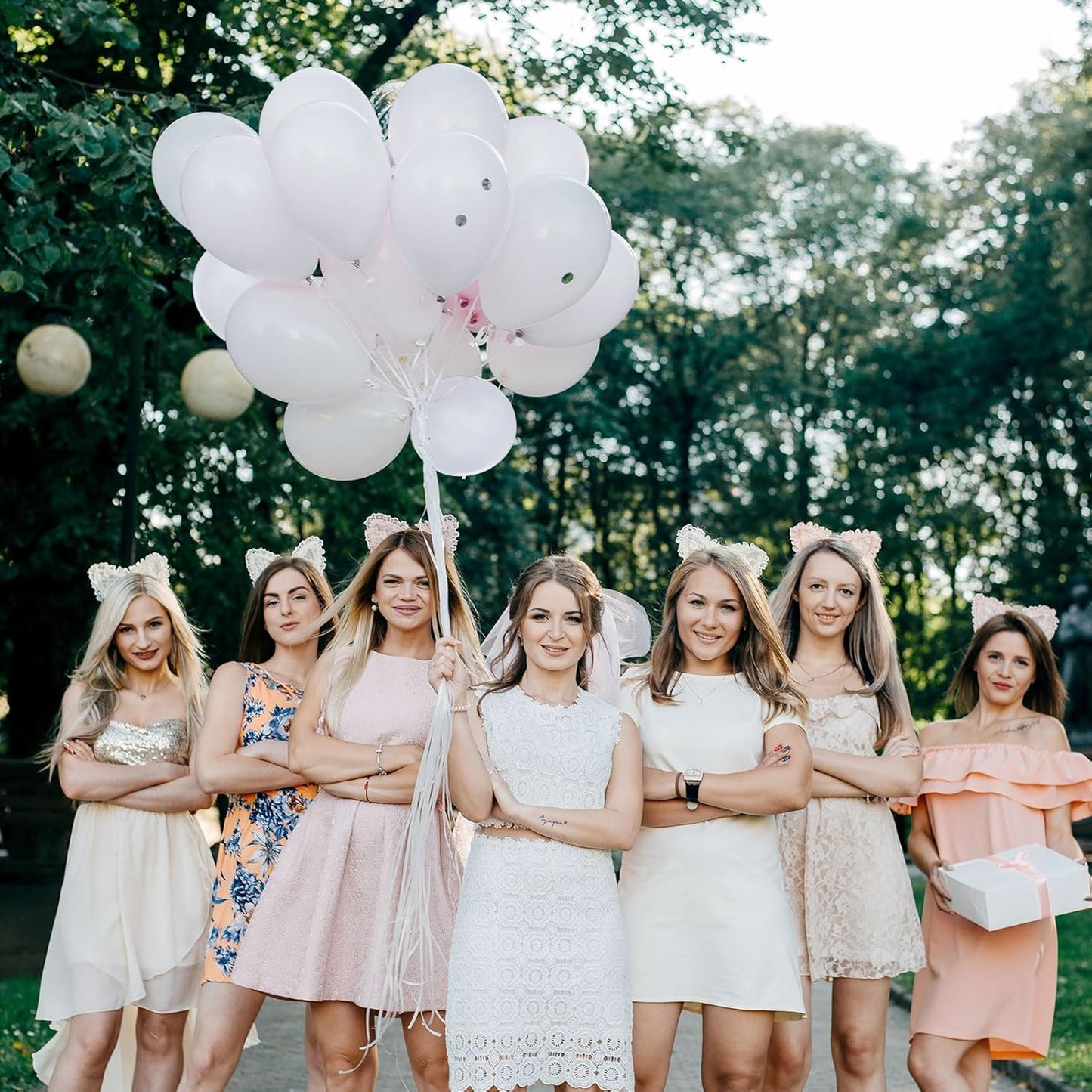 White Balloons Birthday Decorations 160 Pack 5 inch Round Ballons for White Themed Wedding Graduation Birthday Party Backdrop 4th of July Decorations Independence Day