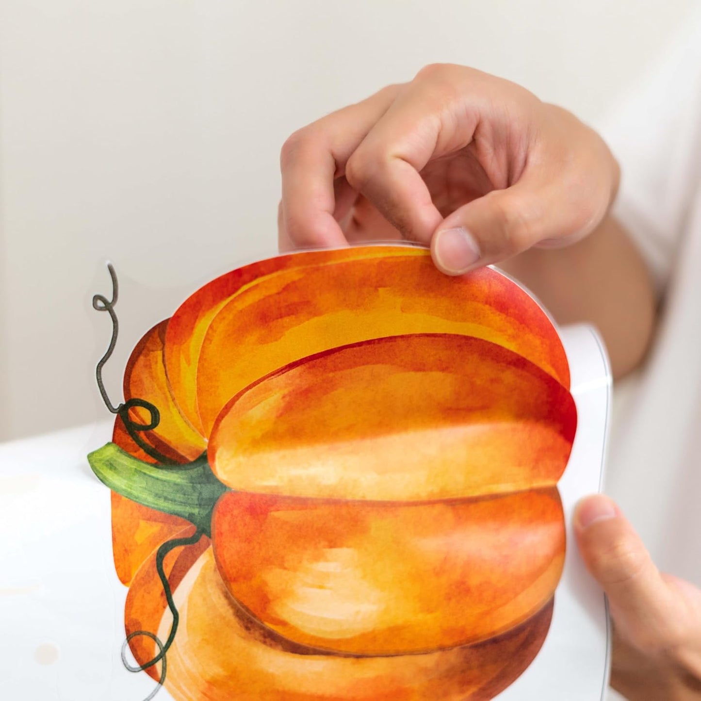 A Little Pumpkin is On The Way Decal - Thanksgiving Halloween Theme Fall Pumpkin Party Decorations Supplies Decals, Baby Shower,Gender Reveal Party Stickers, Pumpkin Sign Balloon Arch Stickers