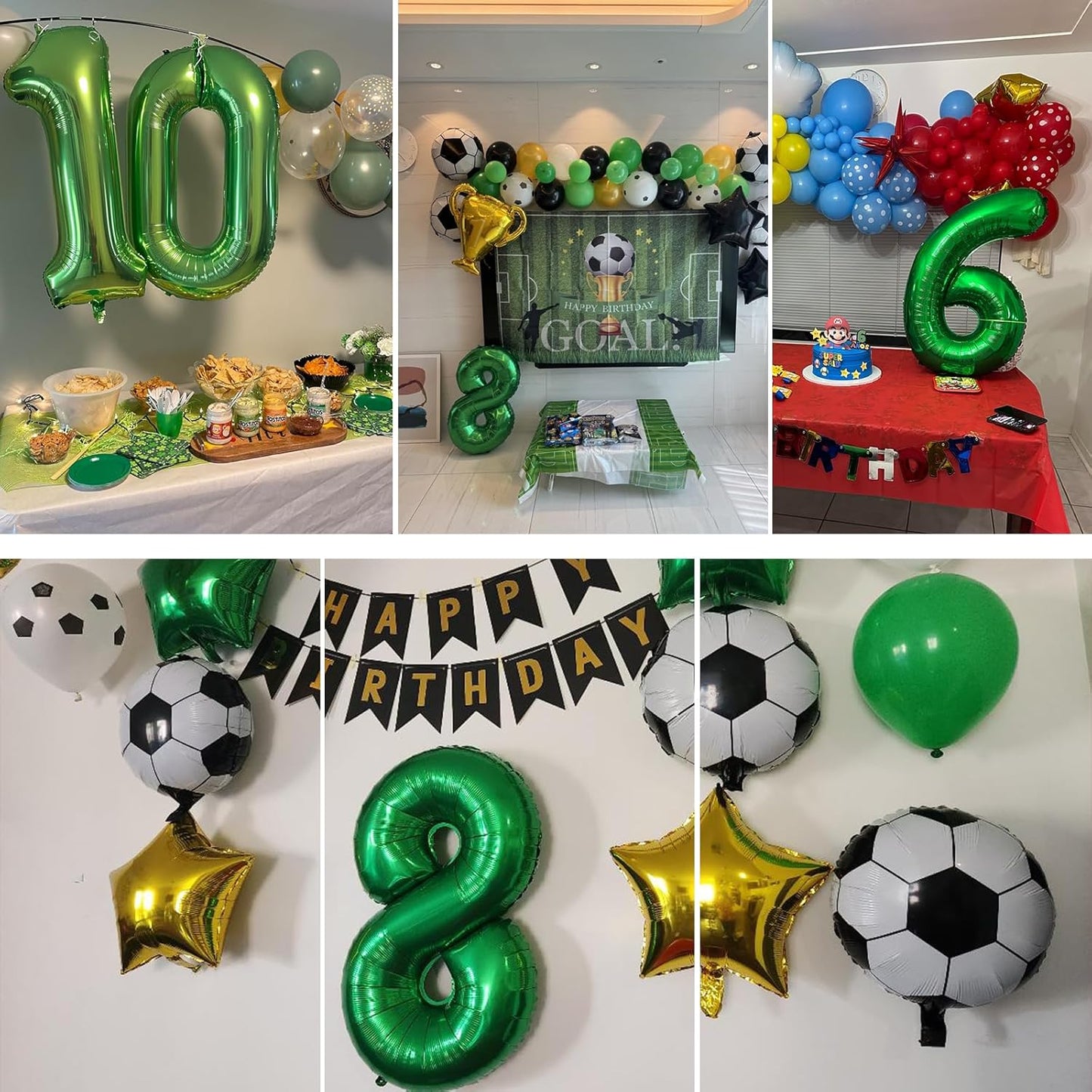 Smlpuame 40 inch Number Balloon 0-9 Green Large Number 11 Balloons,Digital Balloons for Birthday Party Celebration Decorations Supplies, Helium Foil Number Balloons for Wedding Anniversary