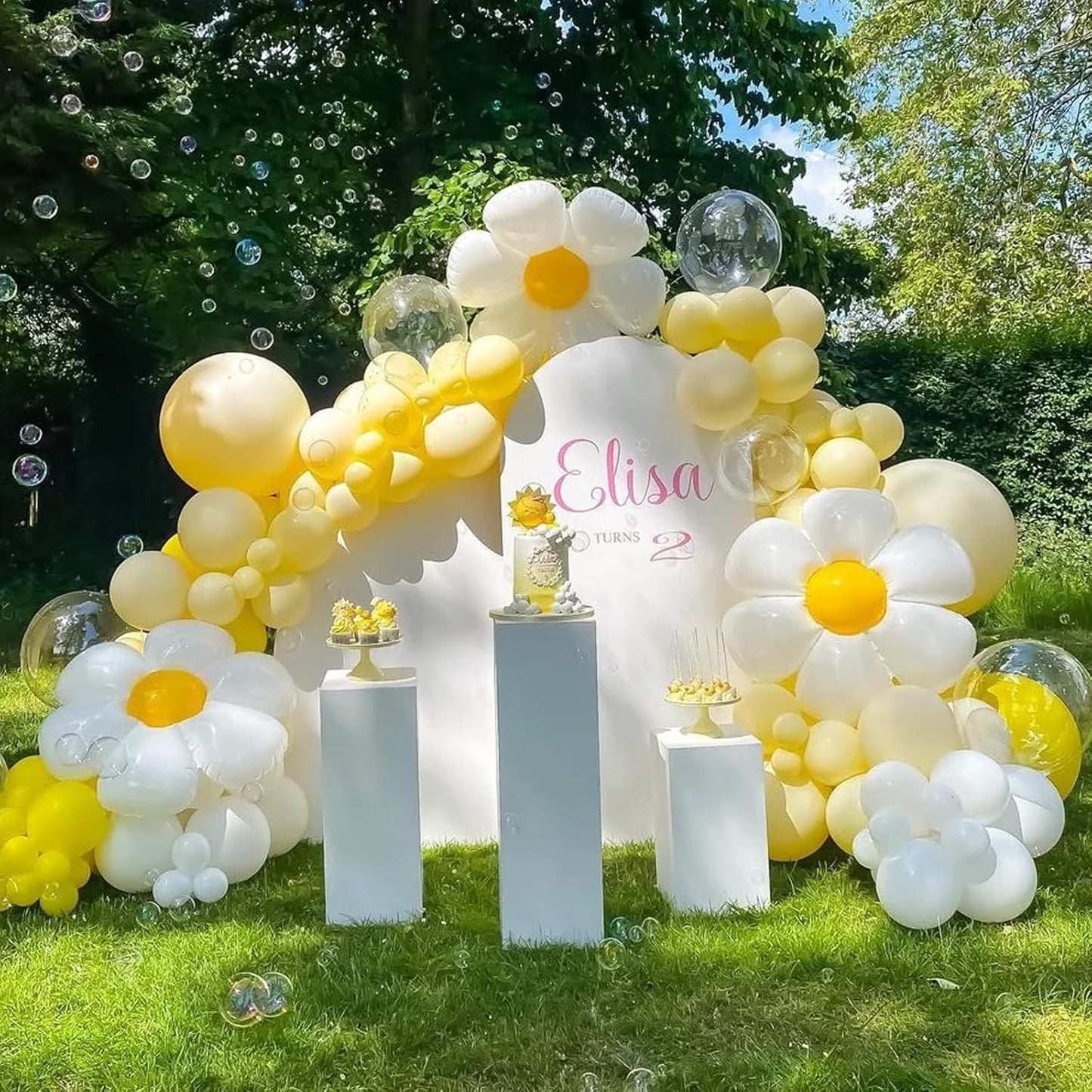105pcs Lemon Yellow Balloons 12inch Party Latex Balloons for Boys Girls Birthday Baby Shower Gender Reveal Wedding Sunflower Party Decorations