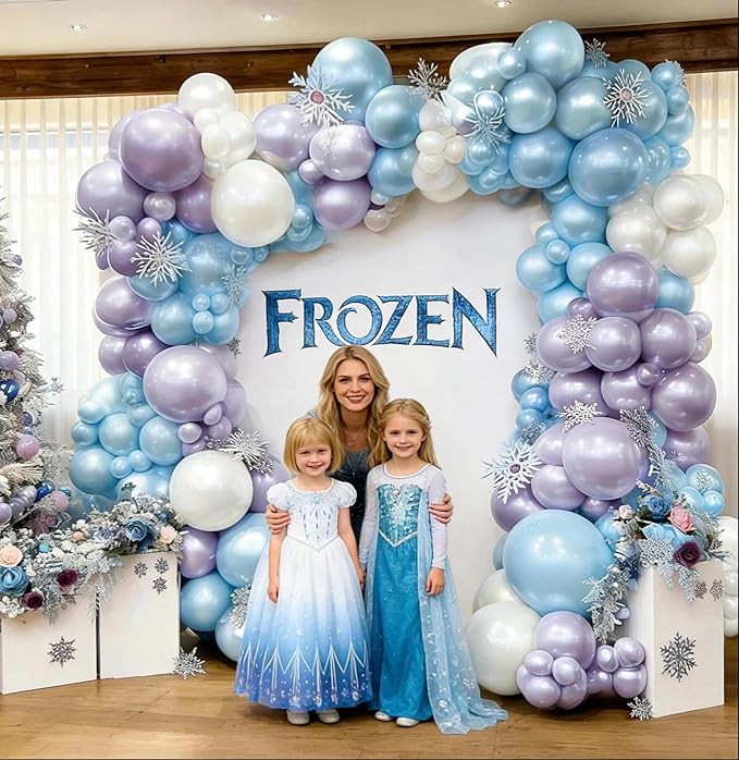 Pearl White Balloons Double Stuffed Latex Pastel White Balloon Garland Different Sizes 18/12/5in Cream Balloon Arch Kit for Wedding Bridal Valentine Mother's Day Frozen Birthday Party Decorations