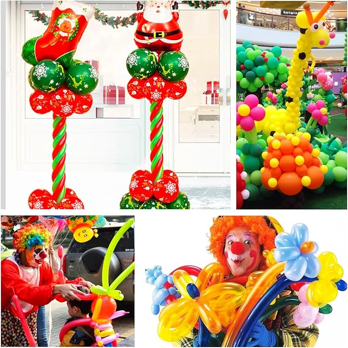 260 Long Balloons 100 Pack Pastel Orange Twisting Animal Balloons Thickening Latex Modeling Long Magic Balloons for Animal Model Weddings Birthdays Festival Party Decorations