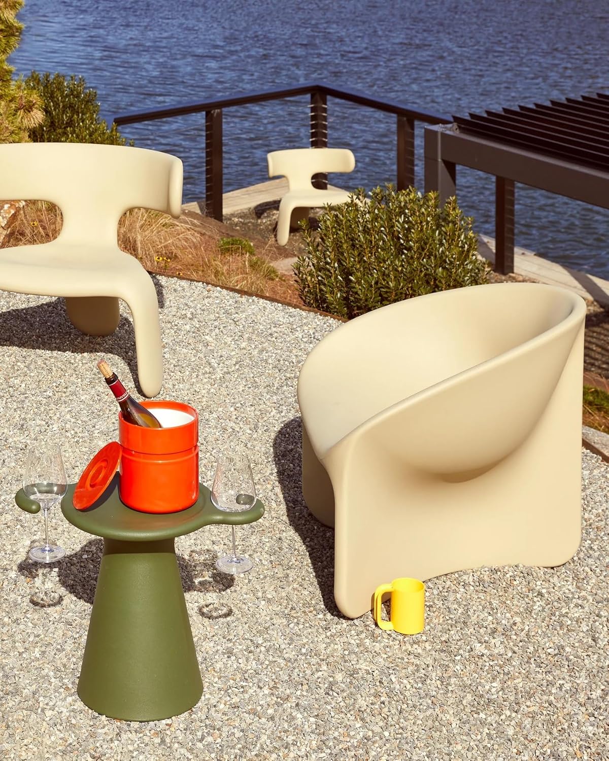 Asti Ice Bucket | Hellerware | Sergio Asti (Green)