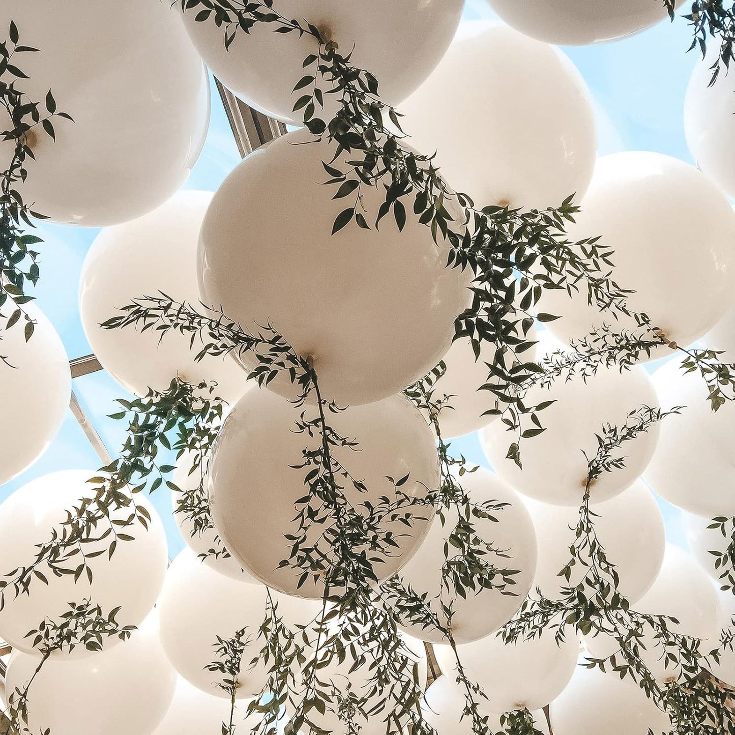105pcs White Balloons 12inch Party Balloons for Birthday Baby Shower Graduation Wedding Anniversary Party Decorations
