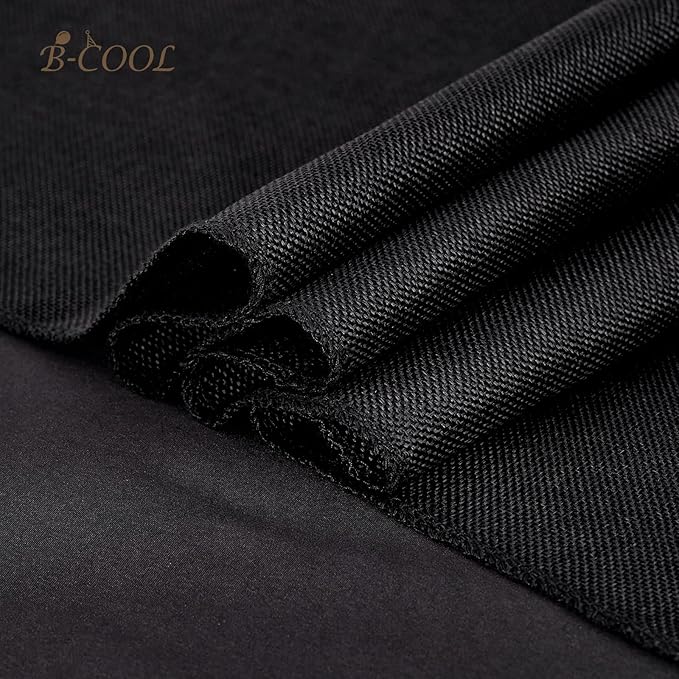 B-COOL Black Burlap Table Runners 2 Packs Halloween Table Runner Burlap Fabric for Wedding Party Holiday Dining Table Centerpiece Decor 13x108 Inch