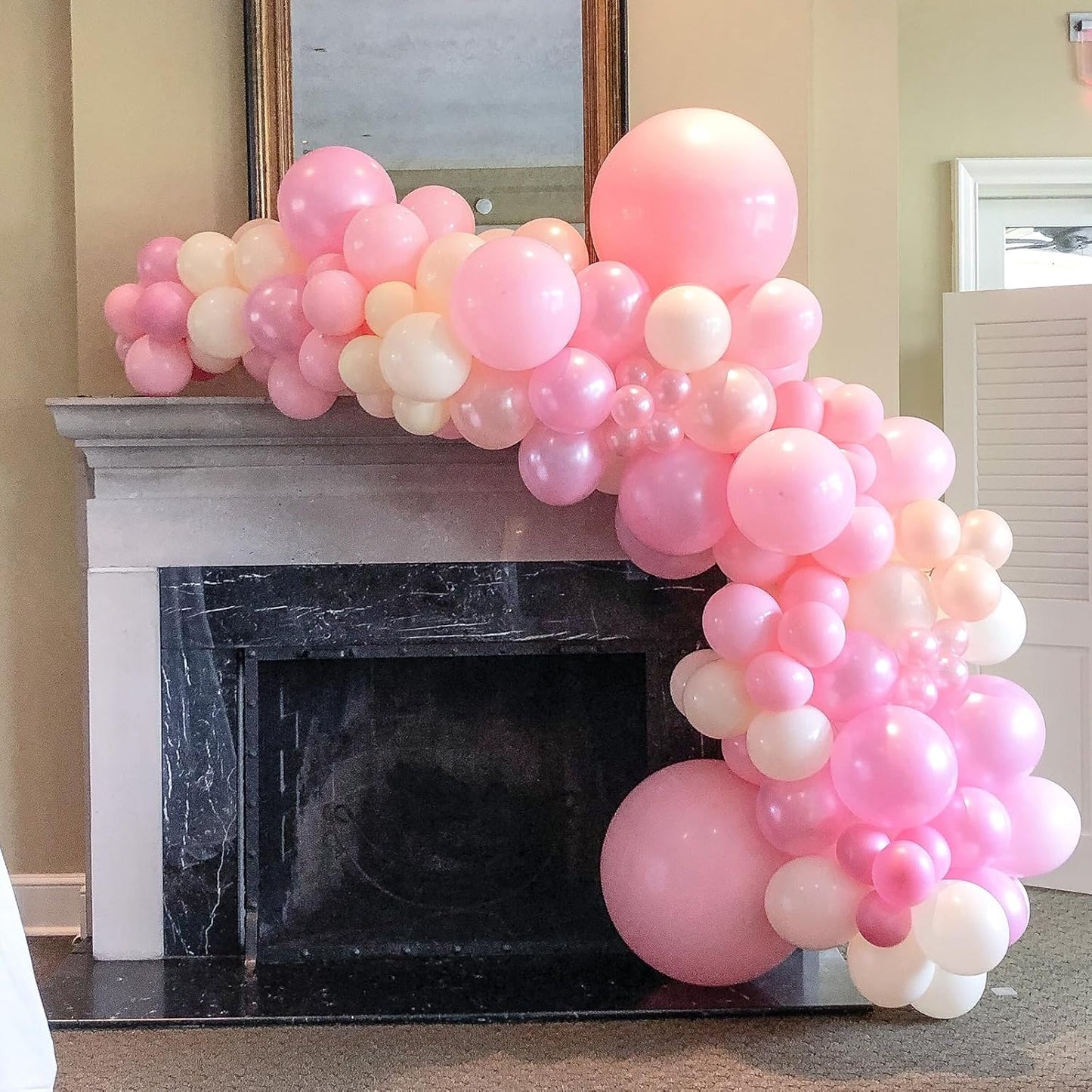 Light Pink Balloons, 66pack 12inch Pastel Pink Latex Party Balloons for Boys Girls Birthday Party, Baby Shower, Wedding, Gender Reveal, Baby Shower, Anniversary Party Decorations