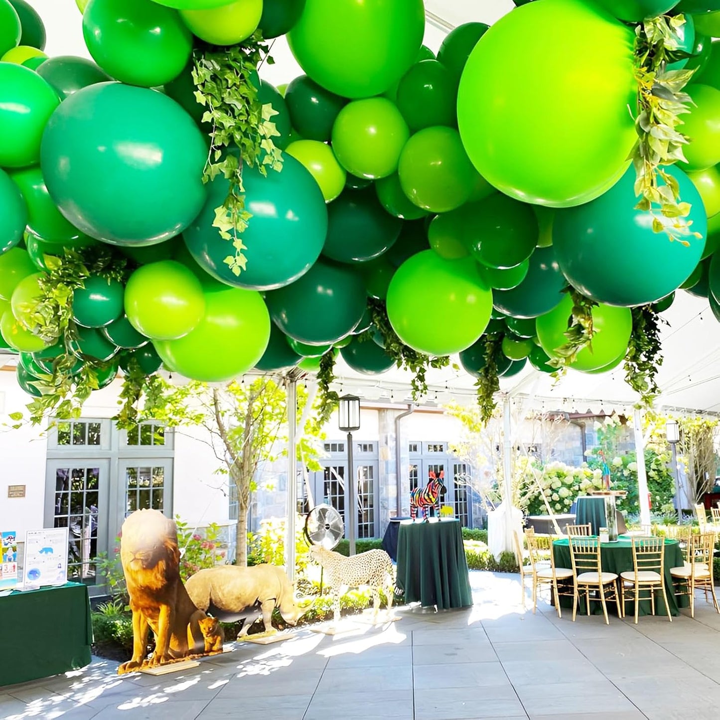 Green Balloons, 66pack 12inch Green Latex Party Balloons for Graduation, St. Patrick's Day, Wedding, Birthday, Christmas, Baby Shower, Anniversary Party Decorations