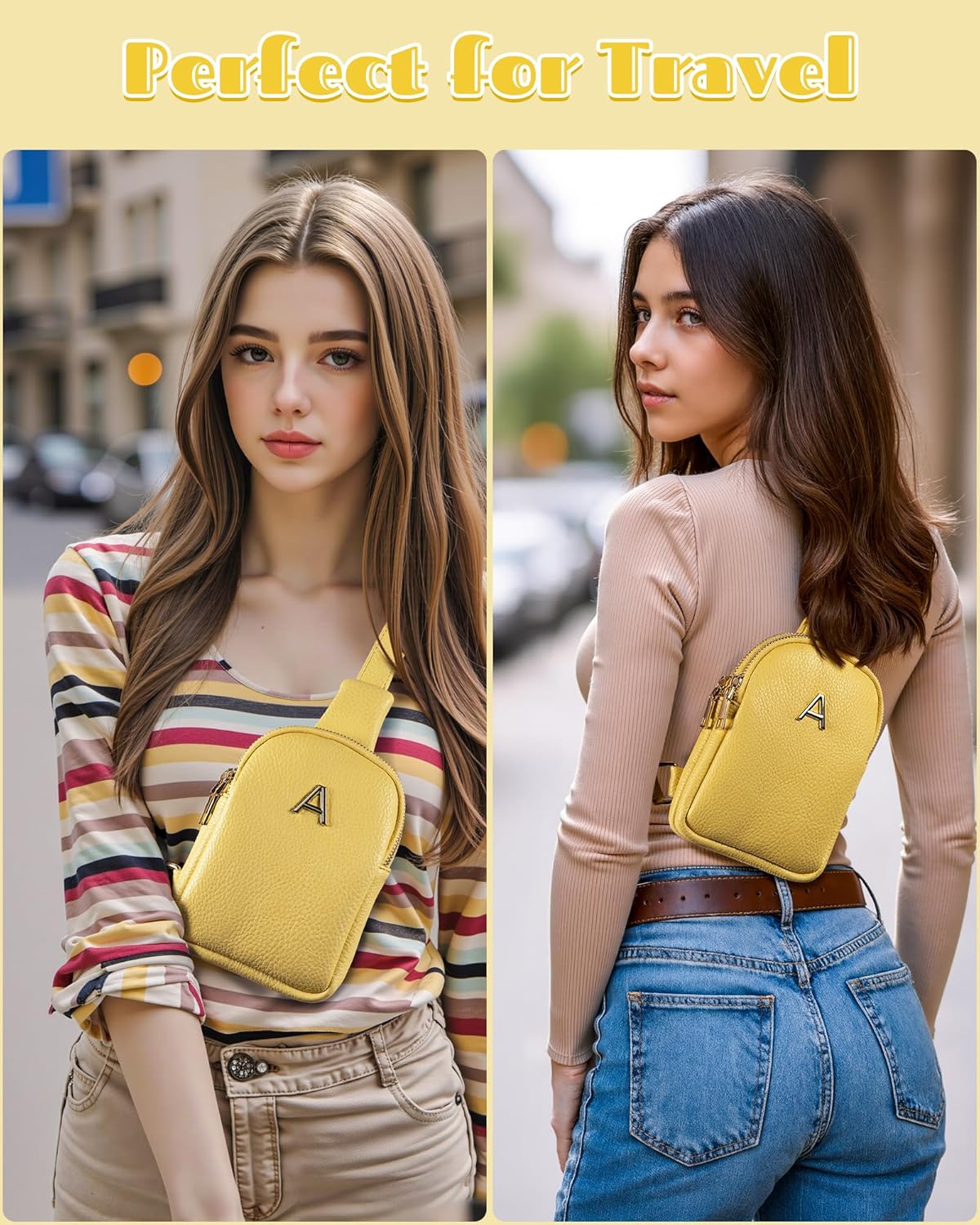 Dance Recital Gifts for Girls, Mini Crossbody Bags with Letter, Cute Gifts for Teen Girls Women, Over The Shoulder Bag, Lightweight Phone Purse for Daily Essentials, Tween Girls Trendy Stuff