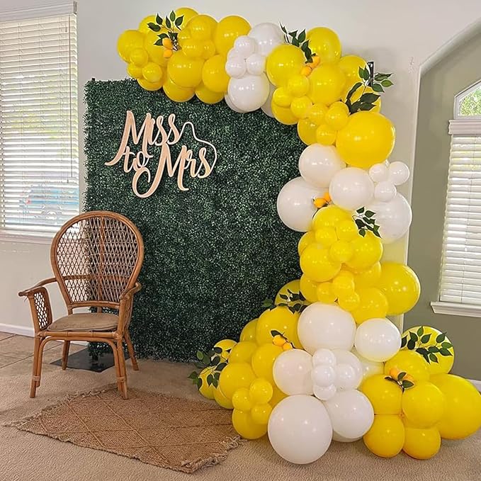 Yellow Balloons 12 inch, Yellow Latex Balloons 50pcs Party Balloons for Baby Shower Sunflower Bee Wedding Birthday Party Decorations