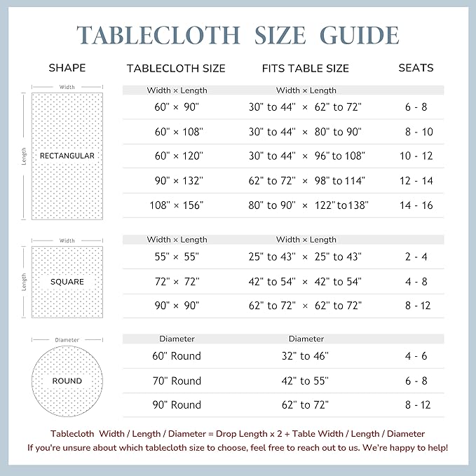 Linen World Blue Linen Tablecloth - 100% French Linen Table Cloth 55" x 55" Inch,Washable Square Tablecloth for Dining,Outdoor,Weddings and Restaurants,Decorative Thanksgiving Christmas
