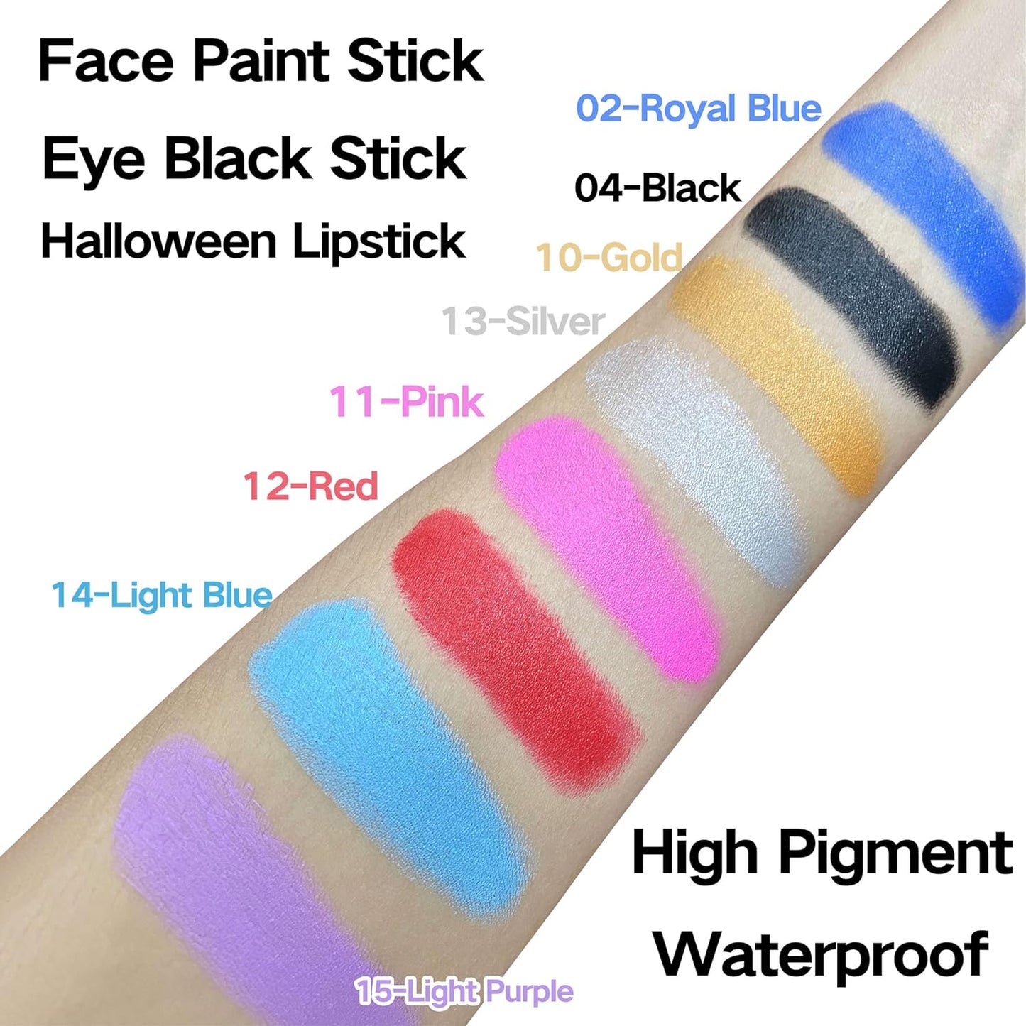 MEICOLY Hot Pink Face Body Paint Stick,Face Paint for Halloween SFX Cosplay Makeup,Pink Accessories for Spirit Week,Eye Black Baseball/Softball/Football/Lacrosse