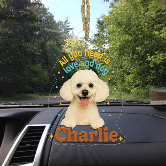 Custom Pet Photo with Name Ornament, Personalized Pet Gift, Gift For Pet Lover, Christmas Pet Decor Acrylic Ornament – Personalized Christmas Tree Decoration, Custom Holiday