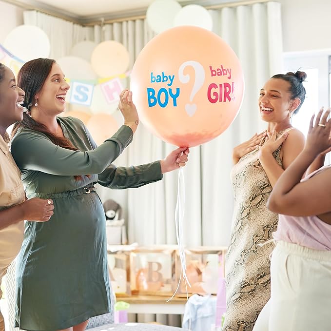 Gender Reveal Fire Extinguisher Set for Newborn Baby, 4Pcs Blue Gender Reveal Smoke Bombs, 100% Biodegradable Color Blaster for Cool Gender Reveal Ideas, Confetti Power Cannon Shooter Party Supplies