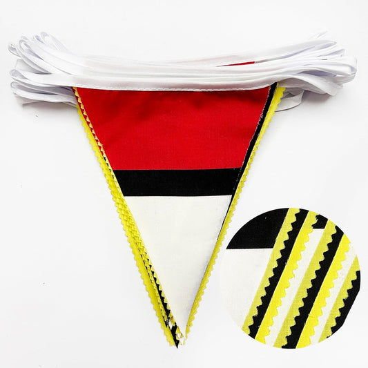 32Ft Cartoon Animation Party Decorations Red White Yellow Lightning Triangle Flag Fabric Banner Pennant Garland Streamer for Cartoon Birthday Animated Baby Shower Video Games Party Decor Supplies