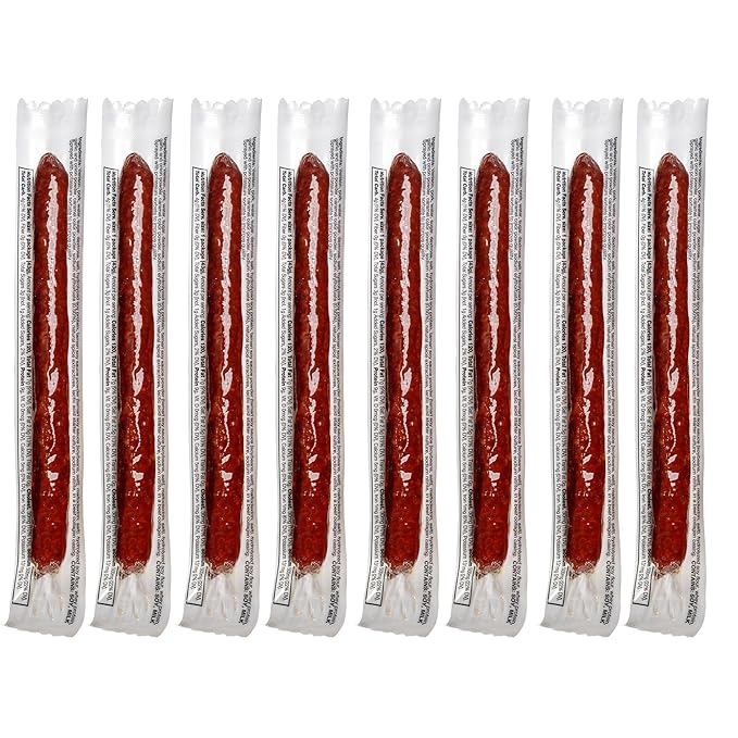 Wenzel’s Farm Teriyaki Venison Snack Sticks 8 Pack | Supports Active Lifestyles │ High Protein, Low Carb │ No MSG, Fillers, Binders, Artificial Colors │ Gluten Free