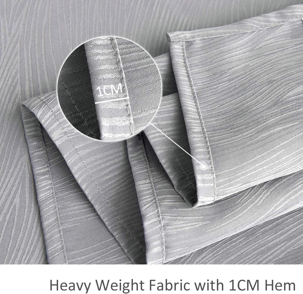 maxmill Jacquard Tablecloth Swirl Design Spillproof Wrinkle Free Heavy Weight Soft Table Cloth Decorative Fabric Table Cover for Outdoor and Indoor Use Oblong 60 x 120 Inch Light Gray