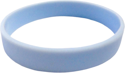 TheAwristocrat 1 Dozen (12) Multi-Pack Blank Rubber Wristbands Silicone Bracelets - Select from a Variety of Colors