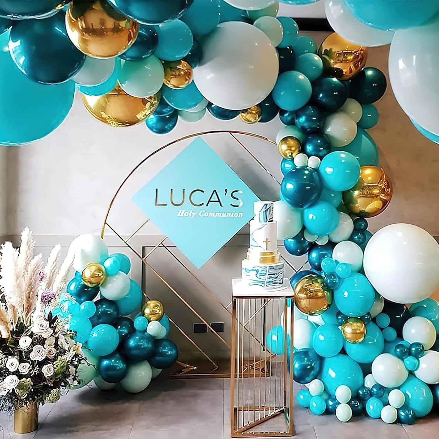 PartyWoo Green Balloon Garland, 100 pcs Shades of Green Balloons Different Sizes Pack of 36 Inch 18 Inch 12 Inch 10 Inch 5 Inch for Balloon Garland Arch as Party Decorations, Birthday Decorations