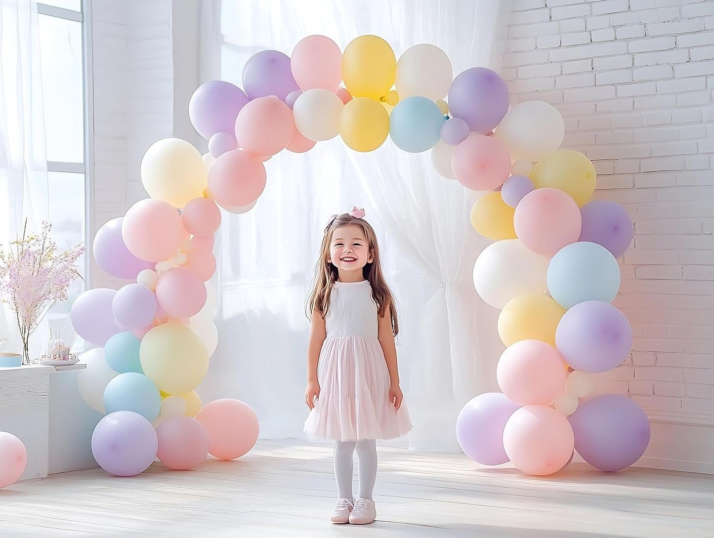 Lavender Balloons 60 PCS 12 Inch Light Purple Pastel Purple Latex Balloons for Birthday Baby Shower Bridal Shower Wedding Graduation Party Decoration