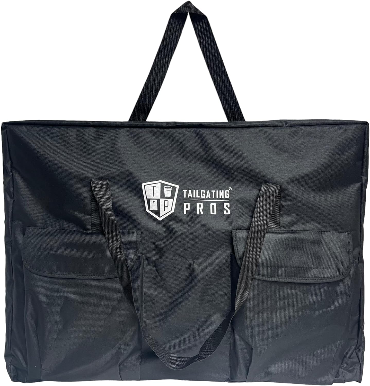 Tailgating Pros Premium Grey Giant Four in a Row with Carrying Case - Jumbo Oversized Outdoor Yard Game - Connect Multiple Pucks in a Row to Win - Many Puck Colors Available!