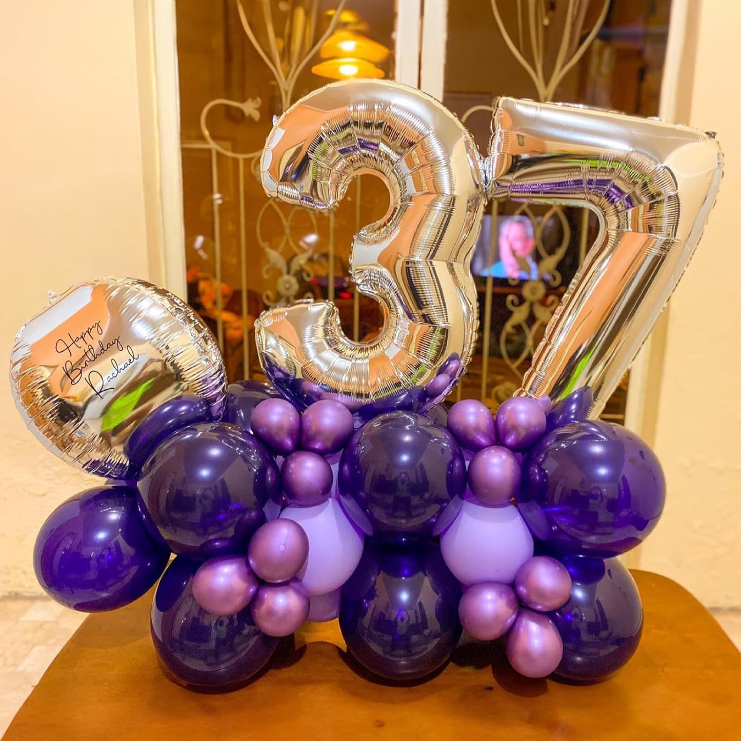 Purple Balloons 12 Inch, 100 Pack Dark Matte Royal Latex Balloons for Arch Deep Party Helium Decorations - Wednesday Birthday Halloween Graduation