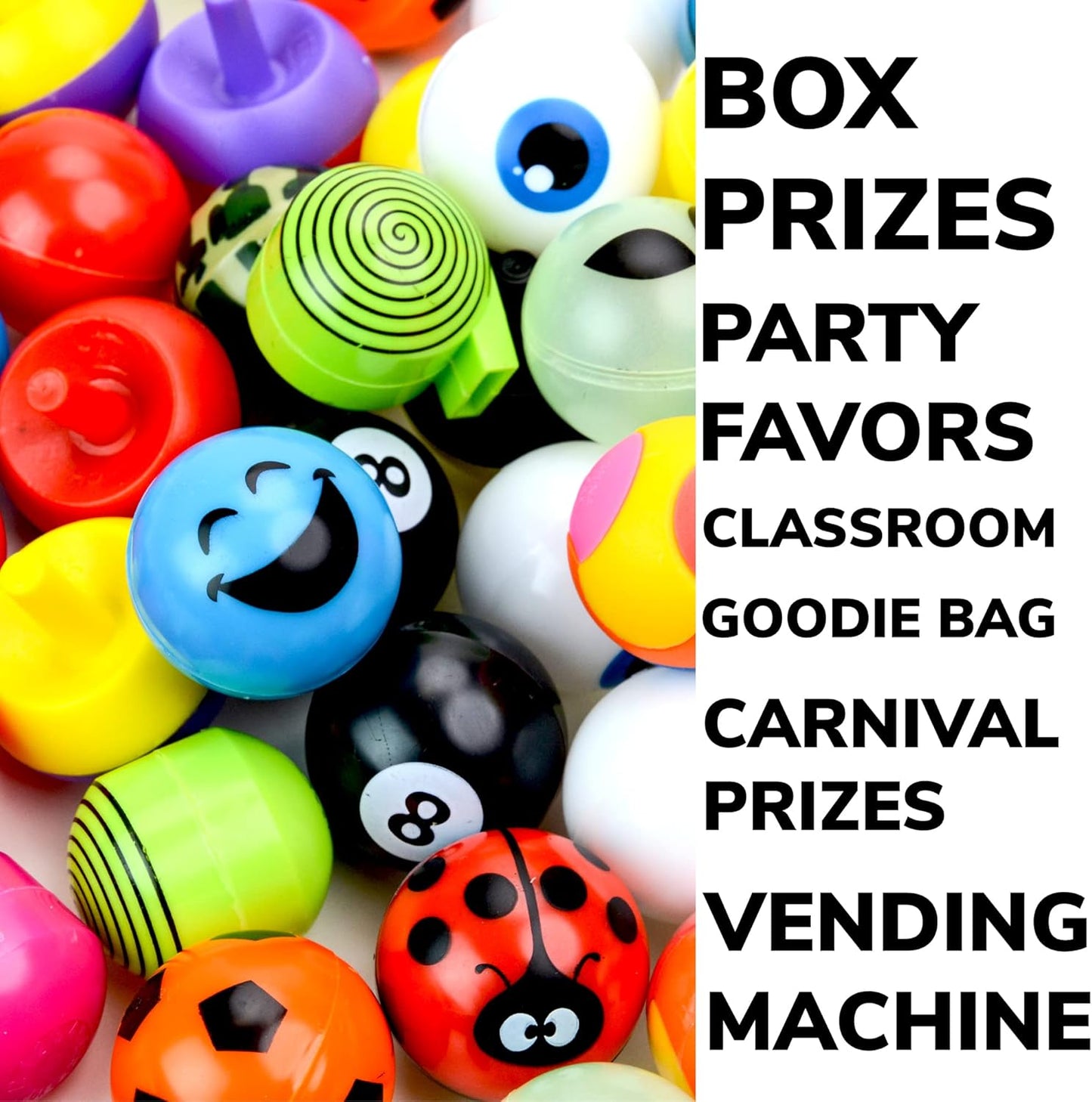 Bulk Mini Toys - 100 Pcs Prizes for Kids - Party Favors - Birthday Gifts - Pinata Stuffers - Goody Bag Fillers - Easter Egg Fillers - Vending Machine Items - 1.38 Inch