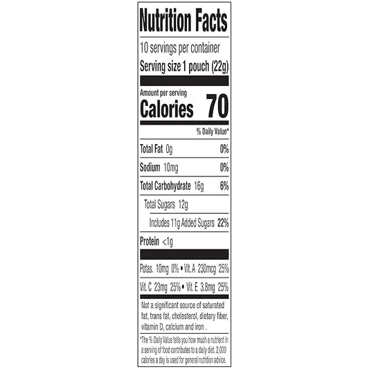 Funables Fruit Snacks, Baby Shark Shaped Fruit Flavored Snacks, 0.8 Ounce Pouches (Pack of 30)