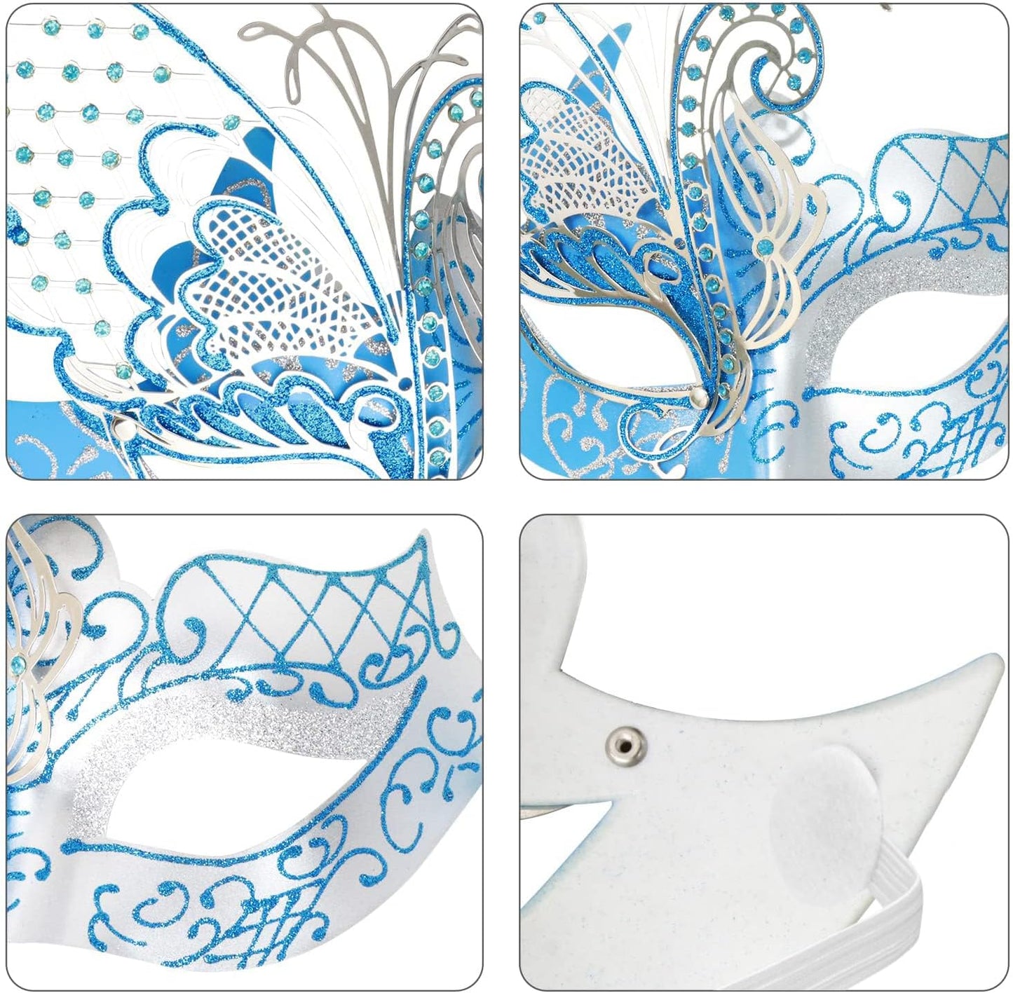 Mysterious Venetian Butterfly Lady Masquerade Halloween Party Mask Evening Prom Ball Mask Bar Costumes Accessory