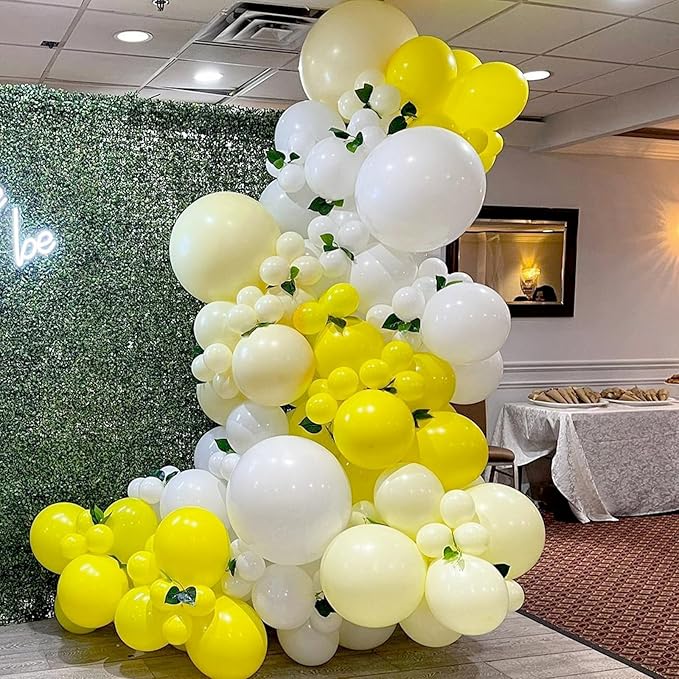 Pastel Yellow balloons 12 inch, Light Yellow Latex Balloons 50pcs Party Balloon for Gender Reveal Baby Shower Birthday Party Decorations