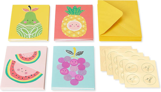 Papyrus Blank Cards with Envelopes, Fruit (20-Count)