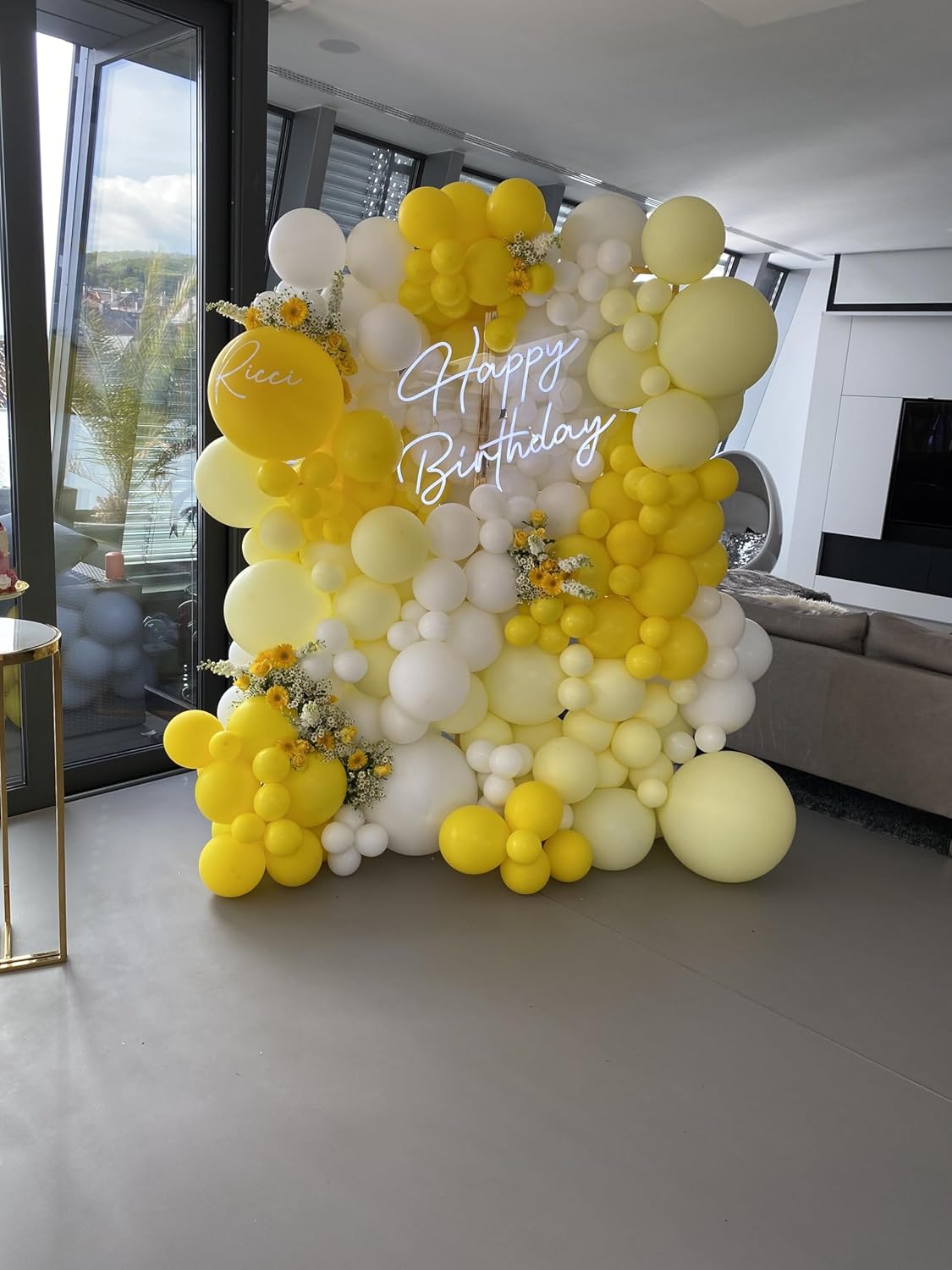 Yellow Balloons, 60 pcs Pastel Yellow Balloons 12 Inch Latex Balloon for Themed Birthday Party Decoration, Family Gathering, Summer Party, Holiday Decoration and Balloon Garland