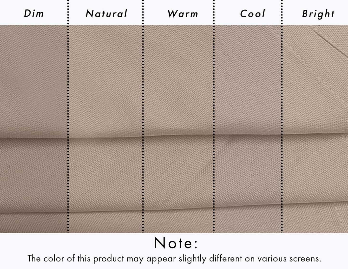 Ruvanti Premium Cloth Napkins Set of 12, 18x18 Inches, 100% Cotton, Washable, Soft & Absorbent, Perfect for Wedding, Christmas, Thanksgiving Dinners - Light Taupe
