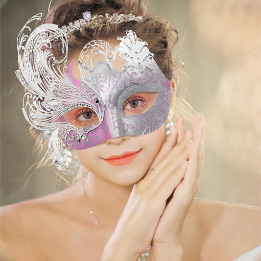 Mysterious Venetian Butterfly Lady Masquerade Halloween Party Mask Evening Prom Ball Mask Bar Costumes Accessory