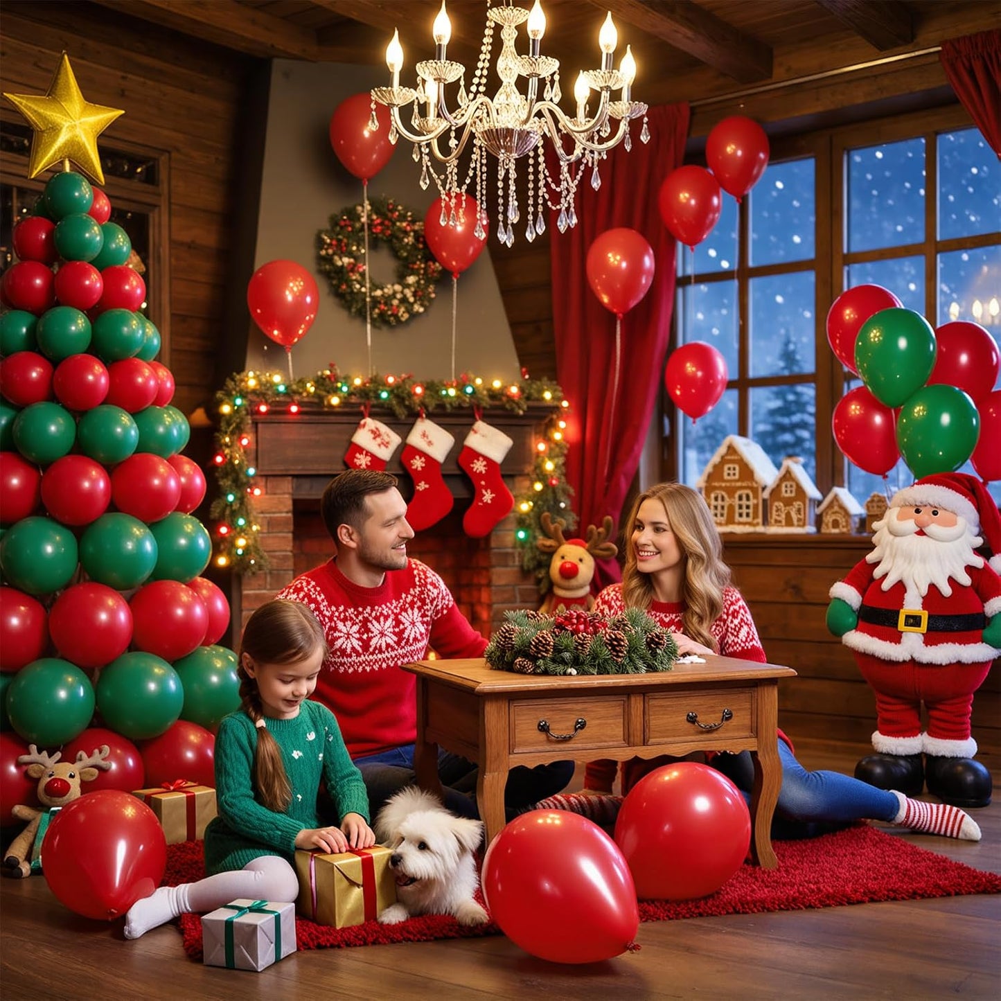 Red Balloons 100 Pack – 12 Inch Red Latex Balloons for Valentine’s Day, Christmas & Birthday Party