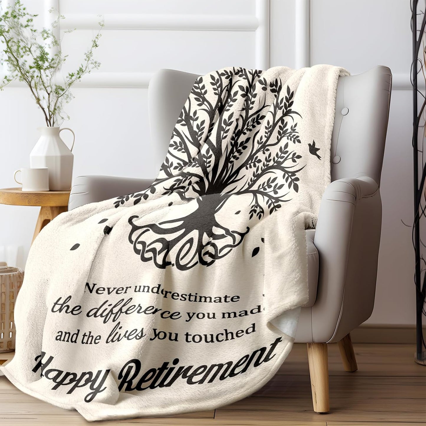 Retirement Gift for Woman Man 2025, Soft Flannel Retirement Blankets for Women Men, Best Retired Gifts for Women Men, Retirement Gifts for Teacher Coworker Friend Nurse Boss