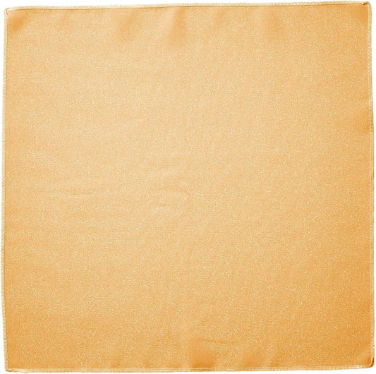 LA Linen 10-Pack Poly Poplin Napkin, Soft Cloth Napkins, Washable Reusable Napkins, Stain and Wrinkle Resistance Table Napkins for Dinner, Wedding, Parties, 18 by 18-Inch, Gold