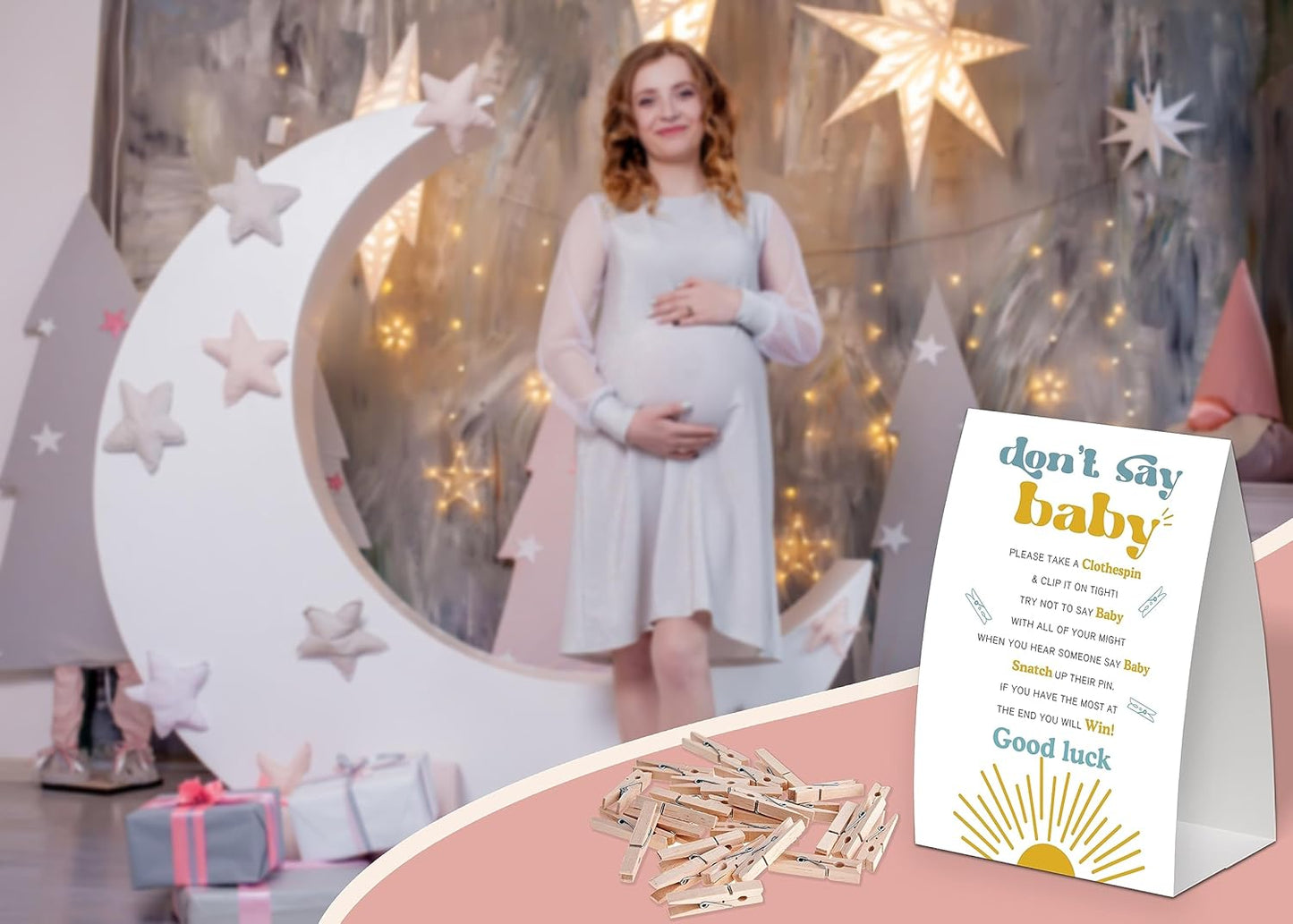 Sunshine Shower Decorations,Don't Say Baby Baby Shower Game,Gender Neutral Baby Shower Decorations,Small Clothespin Game,Baby Shower Ideas,Baby Shower Games 50 Guest,Fall Party Games