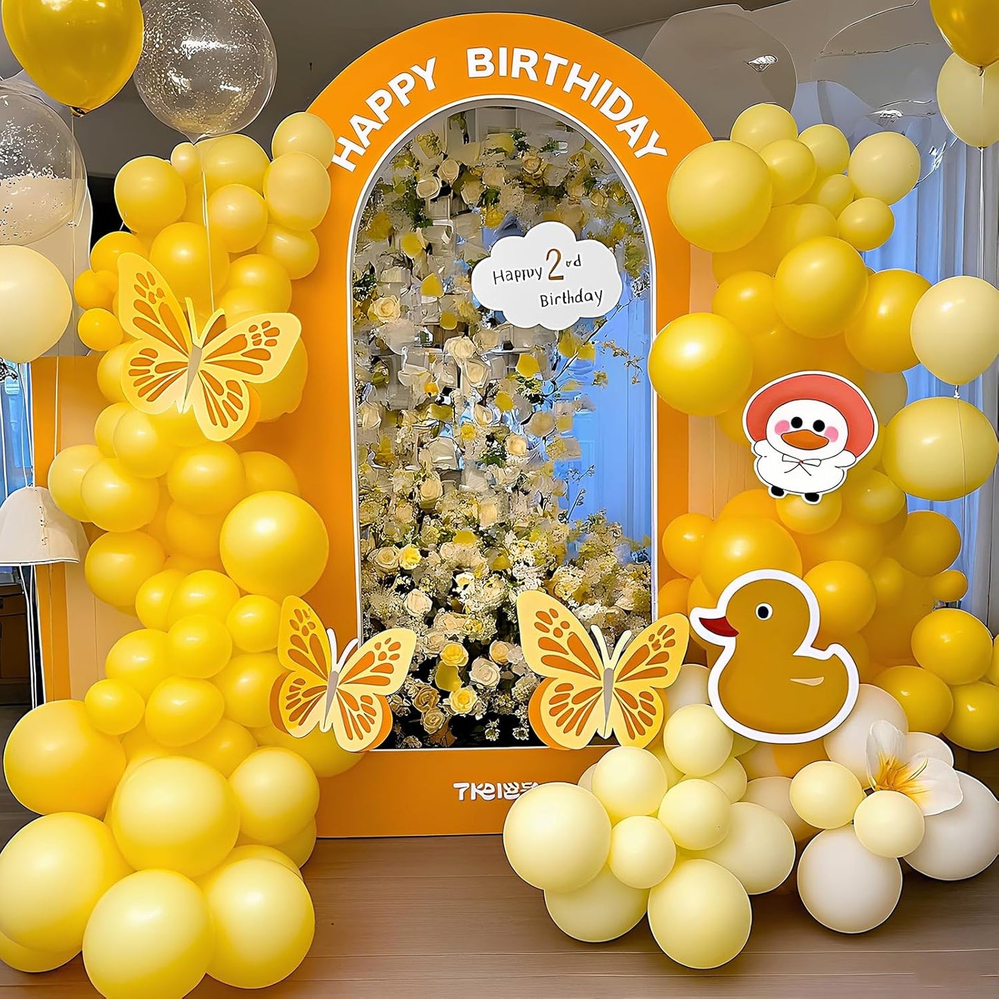 Yellow Balloons 100 Pack 12 Inch Yellow Latex Balloons for Baby Shower Gender Reveal Engagement Graduation Birthday Party Decorations