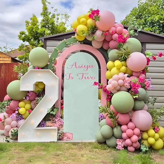 Dusty Green Pink Beige Balloons Light Pink Yellow Mist Sage Cream Peach Balloon 12INCH Ivory White Sand Helium Latex Balloon for Arch Kids Wildflower Goose Birthday Party Decorations Baby Shower