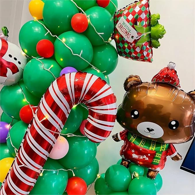 Green Balloons, 140pcs 18 12 10 5 Inch Different Sizes Pack Party Latex Balloons for Birthday Halloween Holiday Balloon Garland as Party Decorations