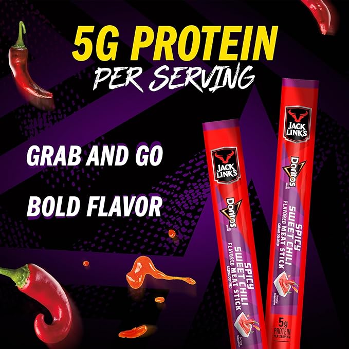 Frito Lay Jack Link's Meat Stick Doritos Spicy Sweet Chili (Pack of 20)