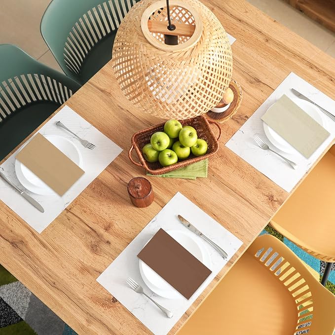 Whaline 150Pcs Fall Brown Guest Paper Napkins 3 Colors Dinner Hand Napkin Towel 3 ply Disposable Napkins for Autumn Harvest Thanksgiving Holiday Home Party Table Decor Supplies