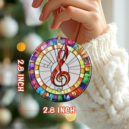 Musical Ornament, Christmas Ornament – Christmas Tree Decor, Holiday Decoration, Stocking Stuffer, Festive Gift Idea, Gifts for Music Lover, Friends, and Family