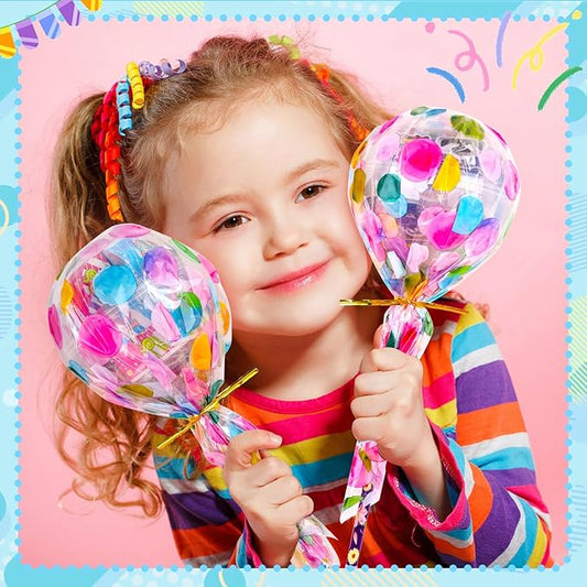 Giant Lollipop Party Favors, 12 Pack Candyland Themed Stationery Birthday Goodie Bags Return Gifts Classroom Rewards Students Gifts